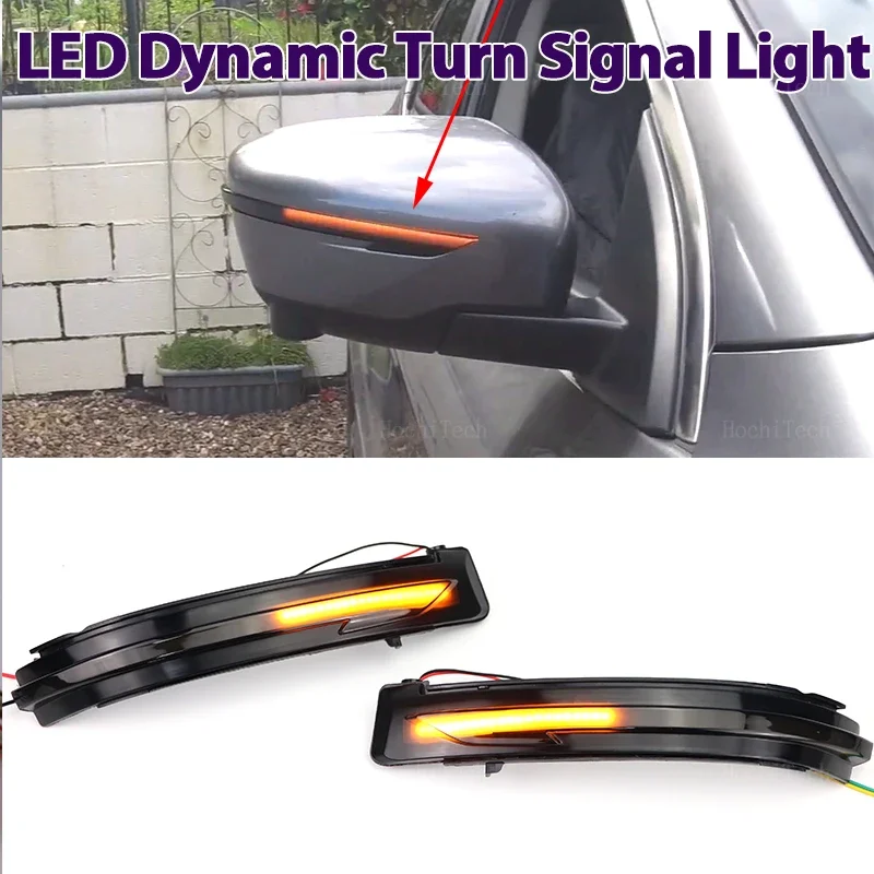 

Динамический указатель поворота, светодиодный индикатор зеркала, мигалка, повторитель света для Nissan X-Trail T32 Qashqai J1 Navara NP300 Juke Pathfinder