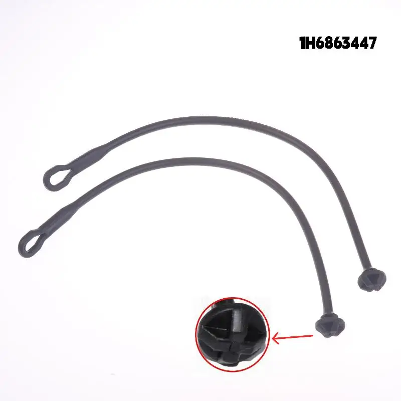 Hot! 2Pcs 1H6863447 Rear Trunk Parcel Shelf Strap Drawstring For MK2 / MK3 / GTI Accessories
