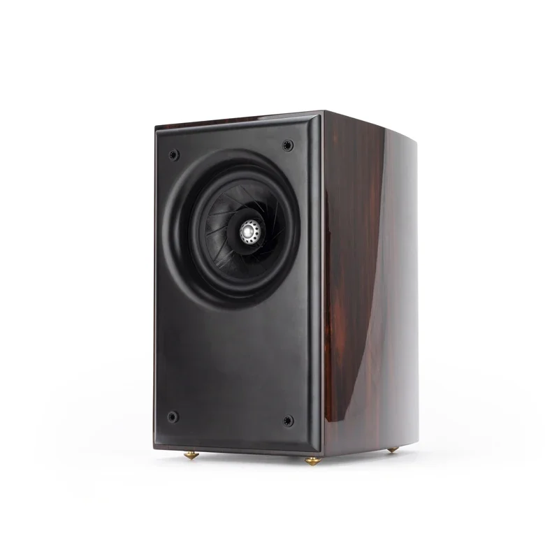 Zero Distortion Hifi Edge 9.1 3.1 Full Range Wooden Bookshelf Hifi Speakers With Speaker Cable