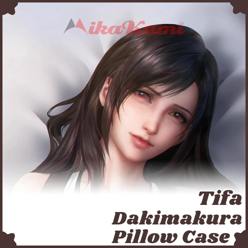 Tifa Dakimakura FF7 Final Fantasy Sexy Pillow Case Hugging Cushion Cover Full Body Pillowcase Home Bedding Decor Otaku Gift