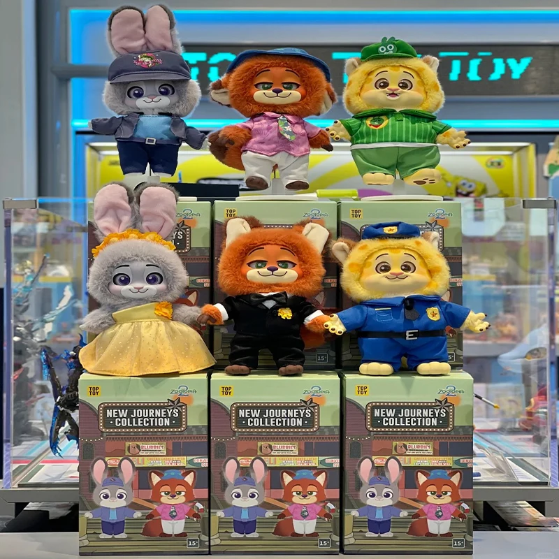

Подлинная коллекция Disney Zootopia 2, новая коллекция Journeys, слепая коробка, милая виниловая фигурка, сумка, декор, кукла Джуди Ника, игрушка, идеальный праздничный подарок