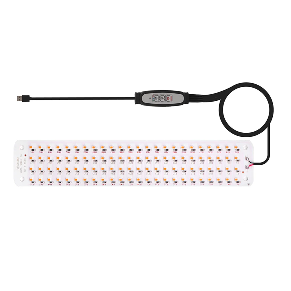 1 pçs novo 5v usb led planta crescimento luz mudas luz em vaso tempo de escurecimento inteligente espectro completo