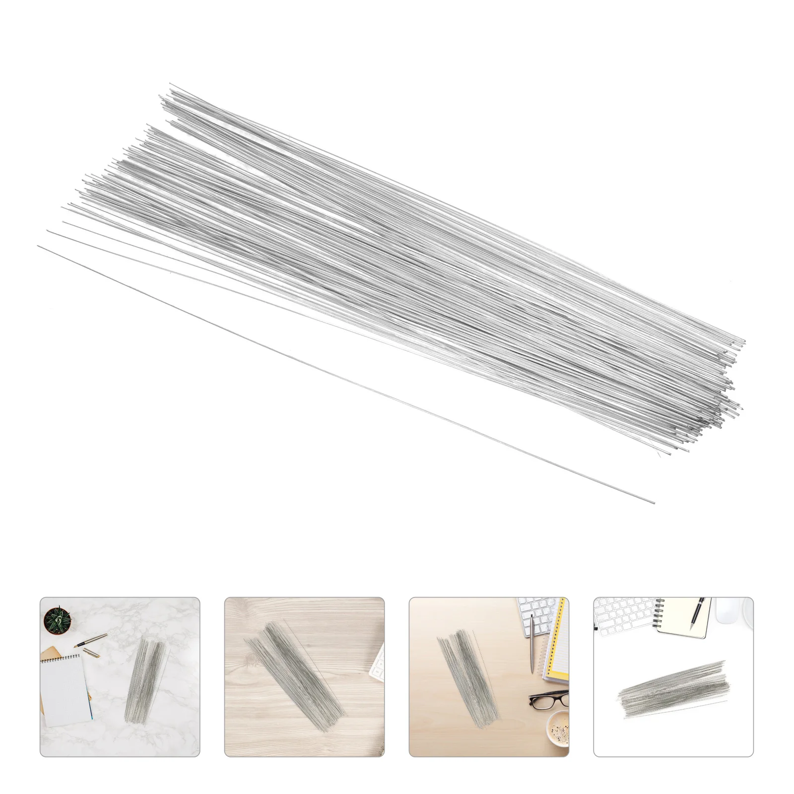 

100pcs Clay Armature Wire 9.6" Bendable Metal Rods For Sculpting Flexible Modeling Core For Diy Figures, Needle Felting,