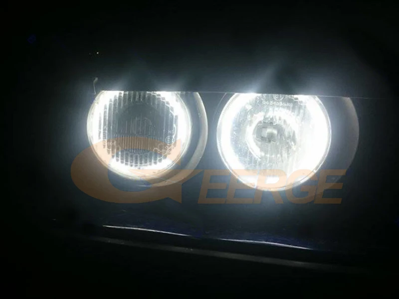 For BMW E30 E32 E34 Excellent Ultra Bright CCFL Angel Eyes Kit Halo Rings
