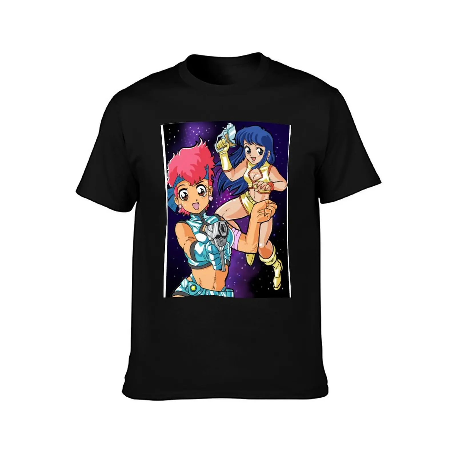 Dirty Pair - Kei and Yuri The Lovely Angels T-Shirt shirts graphic tees oversized graphic tee luxury clothes men