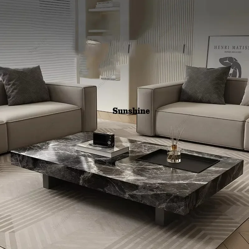 

TDSimple Unique Coffee Table Living Room Premium Effect Coffee Table Minimalist Modern Armoires De Salon Living Room Furniture