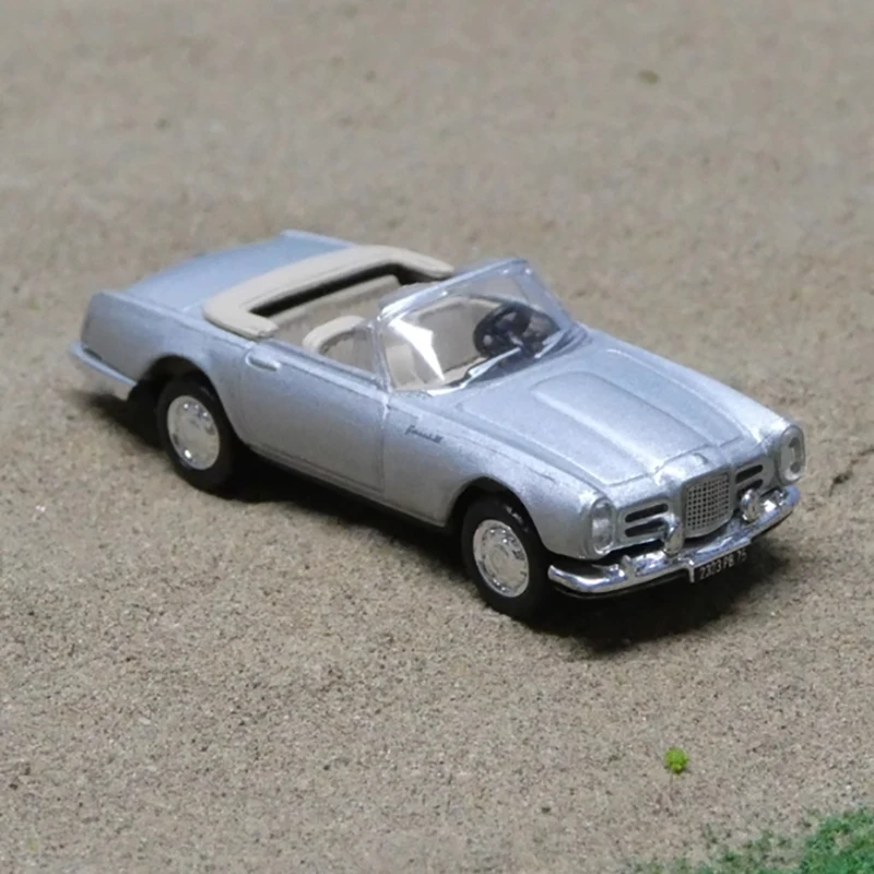 Diecast 1:87 Scale Facel Vega Alloy Open Car Model Finished Product Simulation Toy Collection Gift Static Model Souvenir