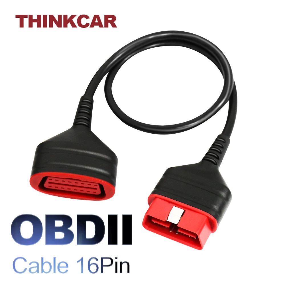 

THINKCAR ThinkDiag Extension Cable 60CM Car OBD2 Diagnostic Cable 16 Pin Male to Female Connector Auto Diagnose Line Accessories