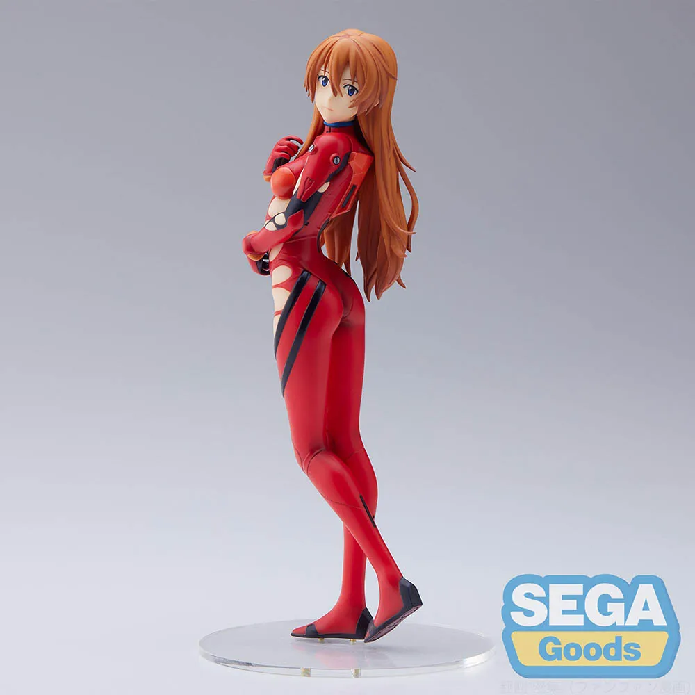 IN Stock SEGA SPM EVA Asuka Langley Soryu Original Neon Genesis Evangelion Driving Suit Shore Seaside Action Figure Model Toys