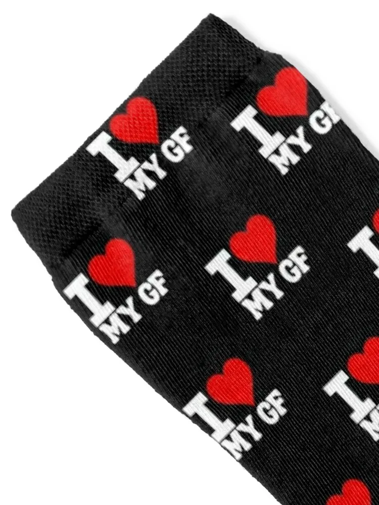 I heart my gf Socks summer cotton New year's golf Ladies Socks Men's