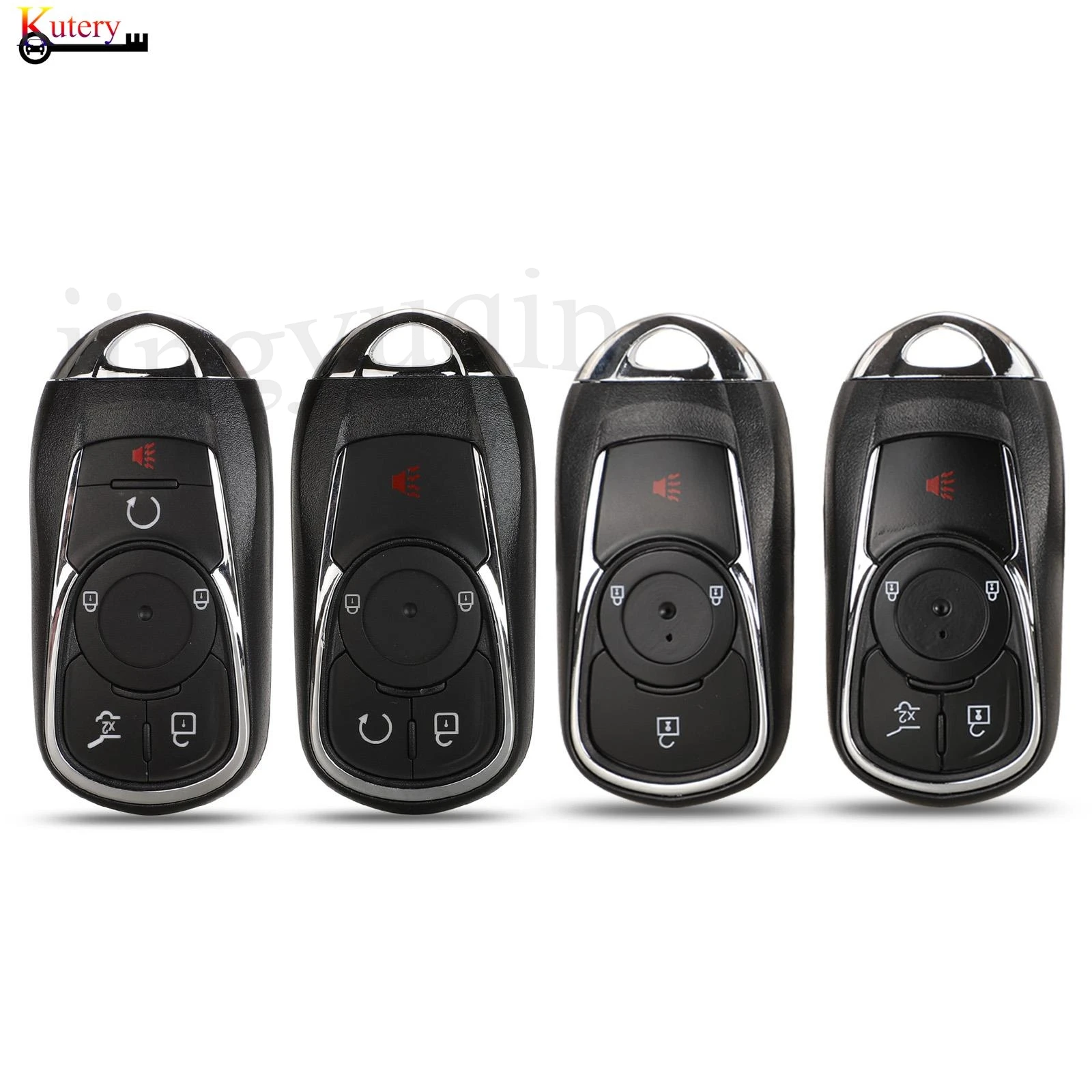 jingyuqin Remote Car Key Shell For Buick Verano Encore Lacrosse Regal Envision For Opel Astra With Uncut Blade Cover Case