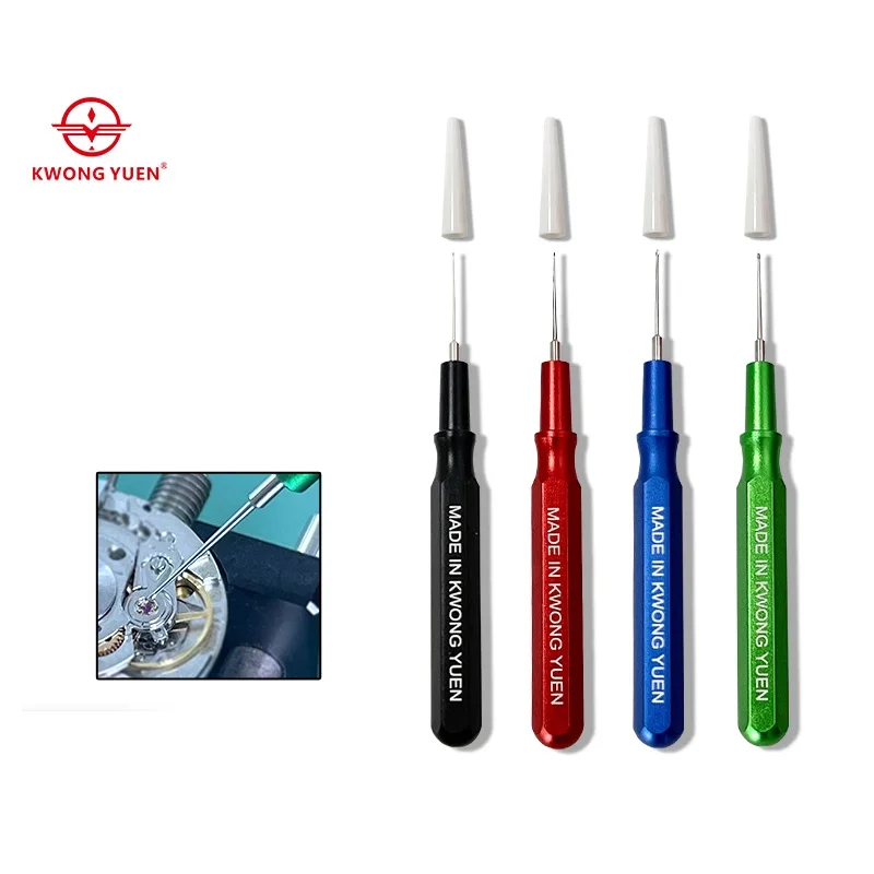 Kwong Yuen Repair Tool Watch Special Oil Pen Precision Pointing Oil Pen Four Pack Metal Pointing Oil Pen