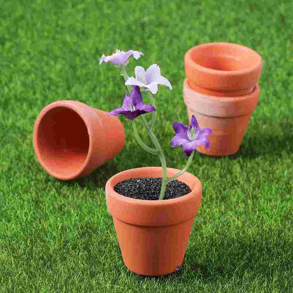 Mini Terracotta Small Indoor Plants Flower Holder Lovely Pots Compact Flowerpots