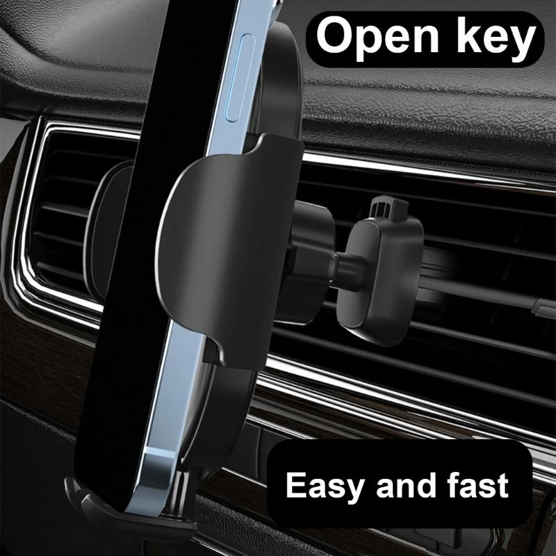 

Держатель автомобильного телефона Auto Air Vent Mount Clip подставка для мобильного телефона 360 Ротация