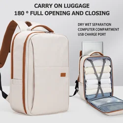 Laptop Backpack Travel Backpack Large Capacity Waterproof Business Men Backpack Lightweight Schoolbag Commuting Shoulder Bags