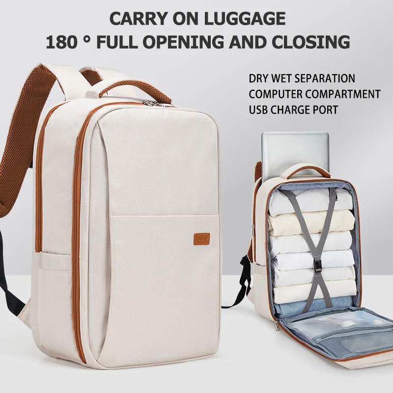 남성용 노트북 배낭 여행 배낭, 대용량 방수 비즈니스 배낭, 경량 책가방, 통근 숄더백