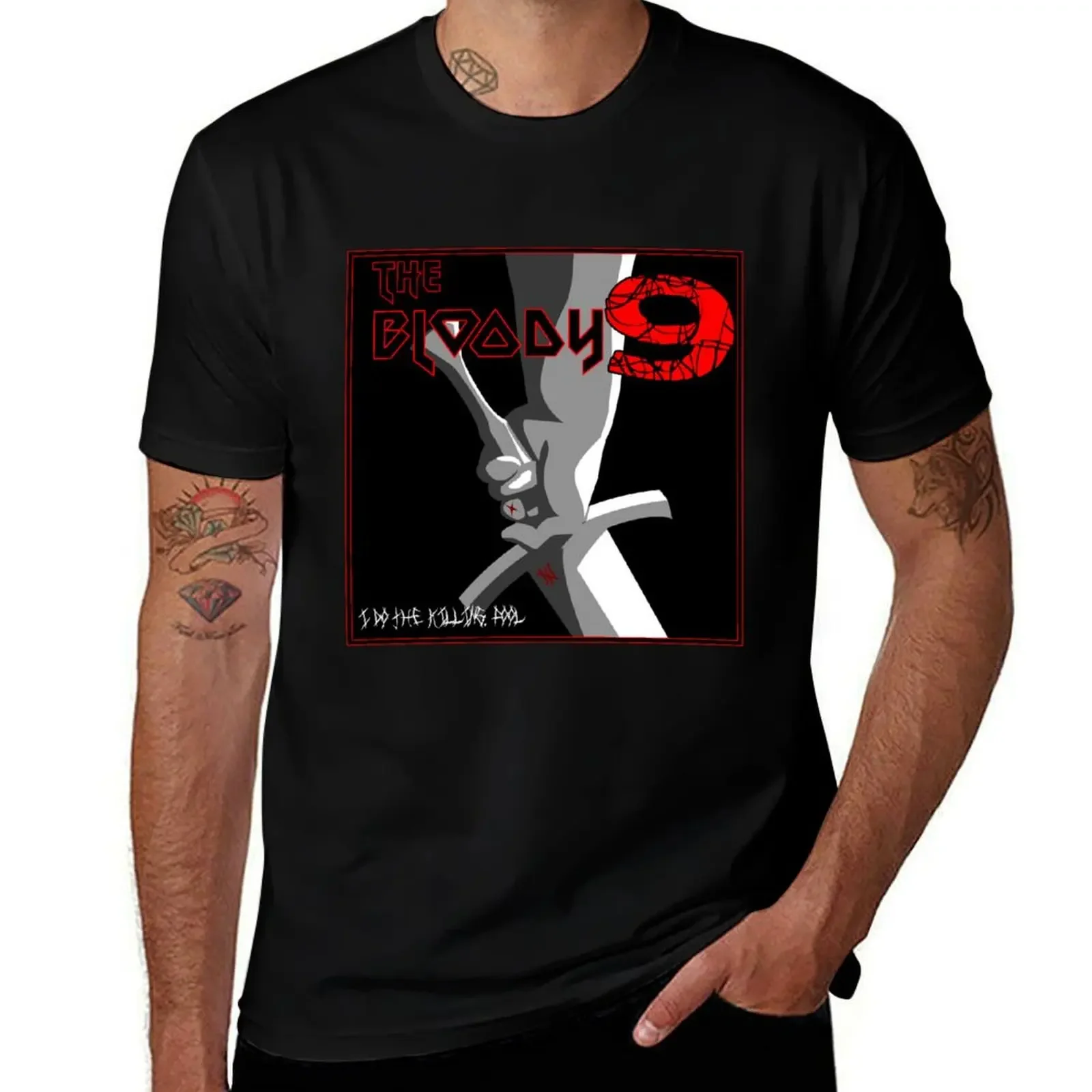 

The Bloody Nine T-Shirt graphic shirts street wear black t-shirts for men