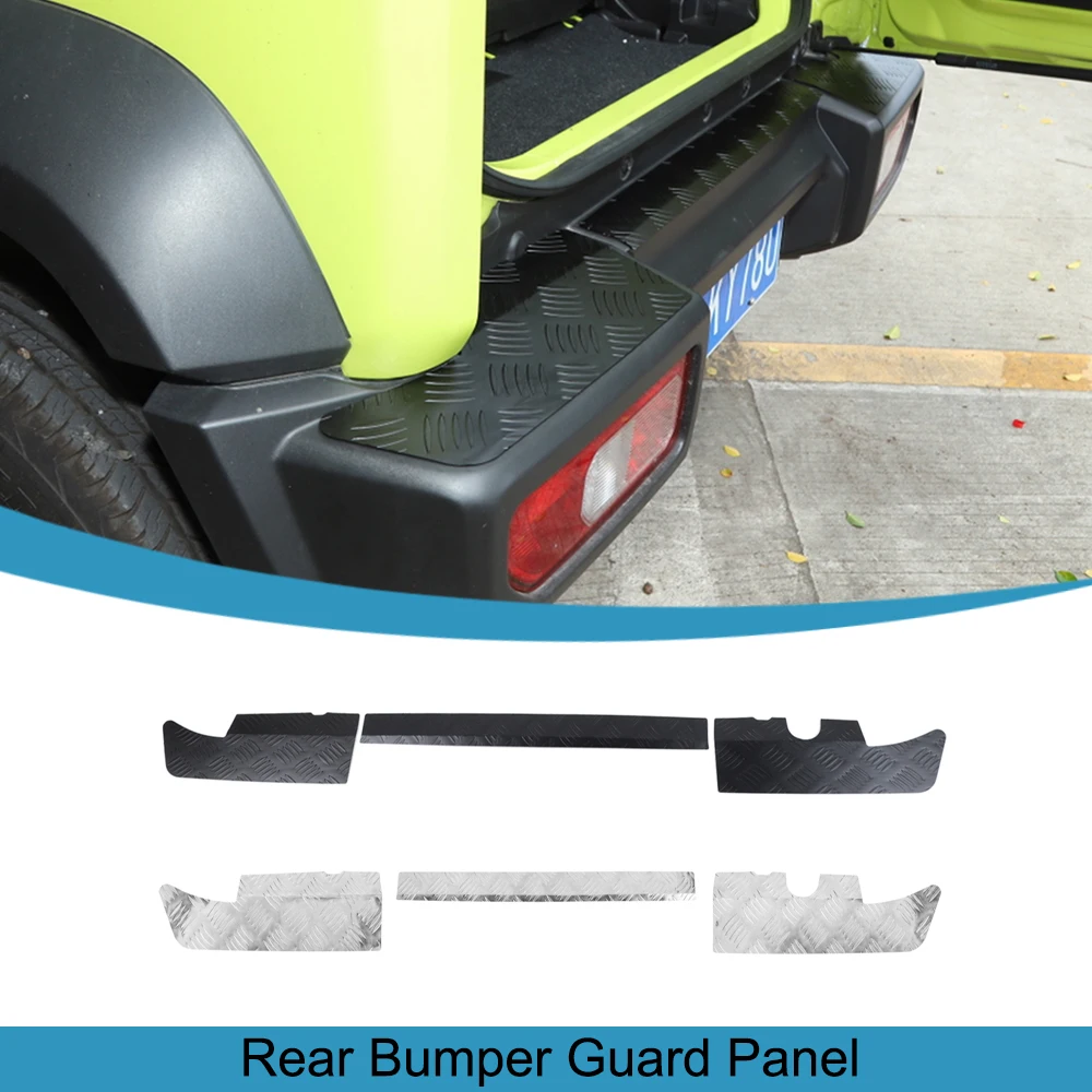 

for Suzuki Jimny 2019 2020 2021 2022 2023 JB64 JB74 Car Rear Bumper Panel Cover Guard Protect Plate Decal Exterior Accessories