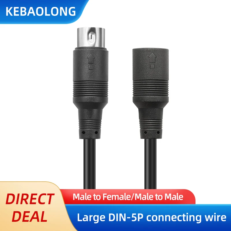 

5P large DIN connected audio and video cable transmission MIDI5 core with shielded container stage atomization signal cable