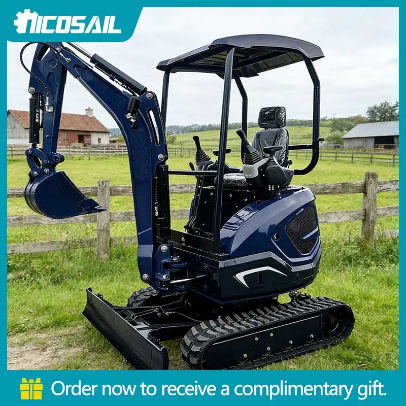 

﻿ Commercial Contractor 2t Mini Crawler Excavator Multi-Attachment Compatibility for Small-Scale Construction & Renovation Jobs