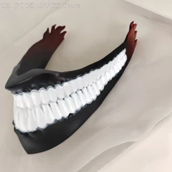 Anime Dandadan Okarun Ken Takakura Cosplay Mask DAN DA DAN Black Gradient Masks Wig Cap Hair Man Halloween Carnival Suit