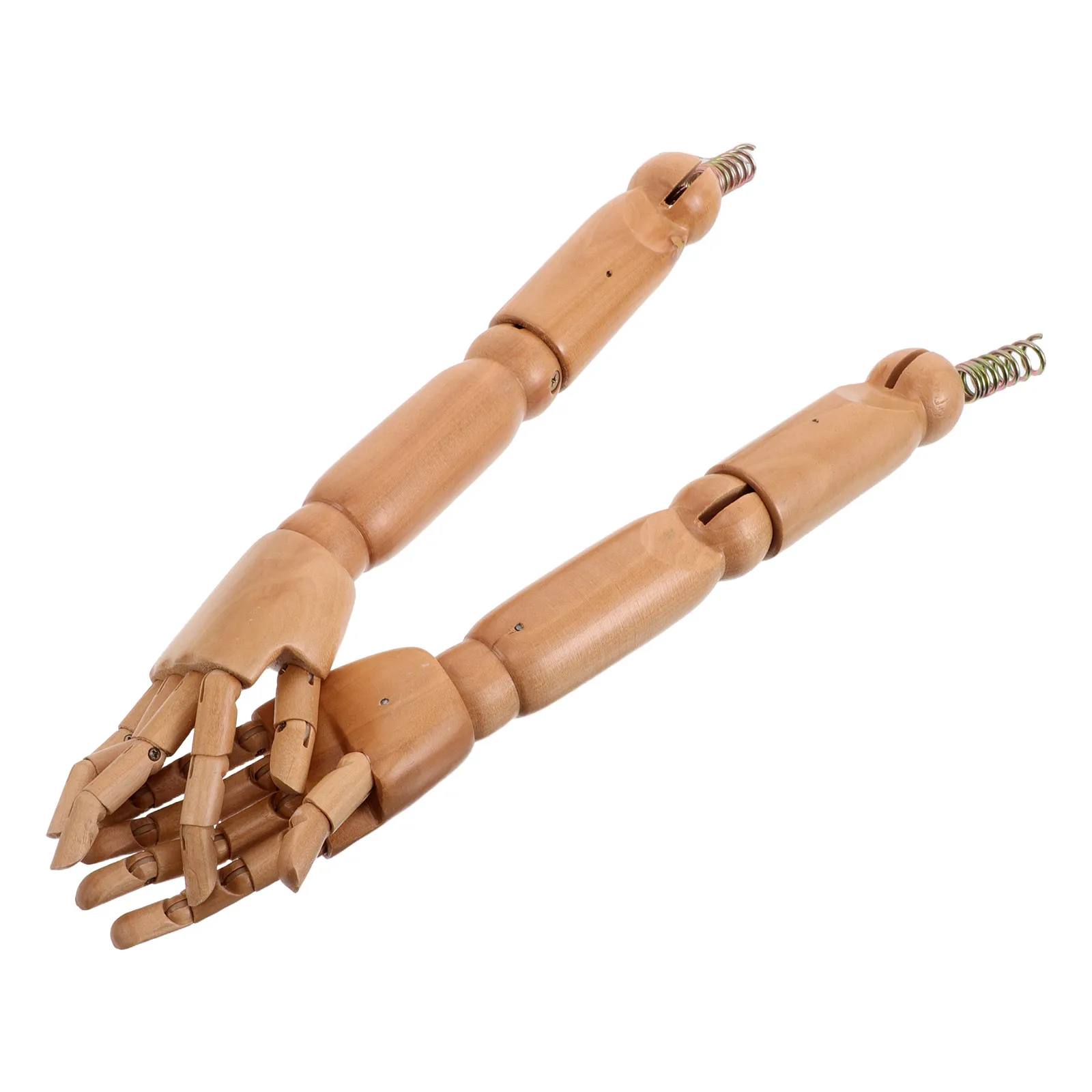 

Пара подвижных деревянных манекенских рук с гибкими шарнирами для демонстрации, сменные деревянные руки-маникены