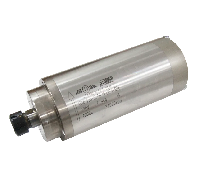 

5.5kw 24000rpm Stone Carving High Speed Water Cooled AC CNC Spindle Motor