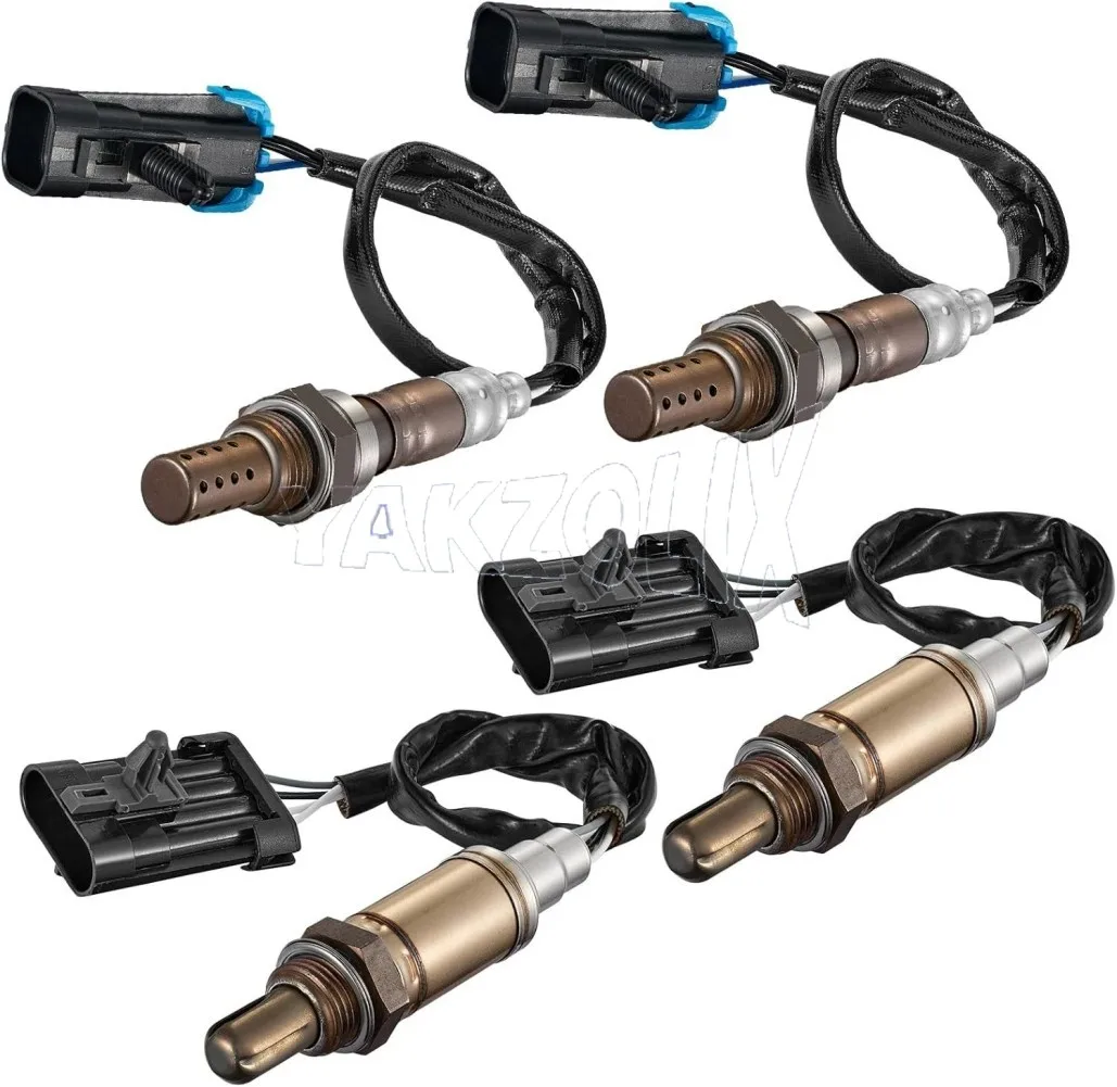 234-4018 234-4012 4Pcs For Chevrolet Silverado Tahoe Cadillac Escalade GMC Sierra Savana 1996 - 2001 Up Downstream Oxygen Sensor