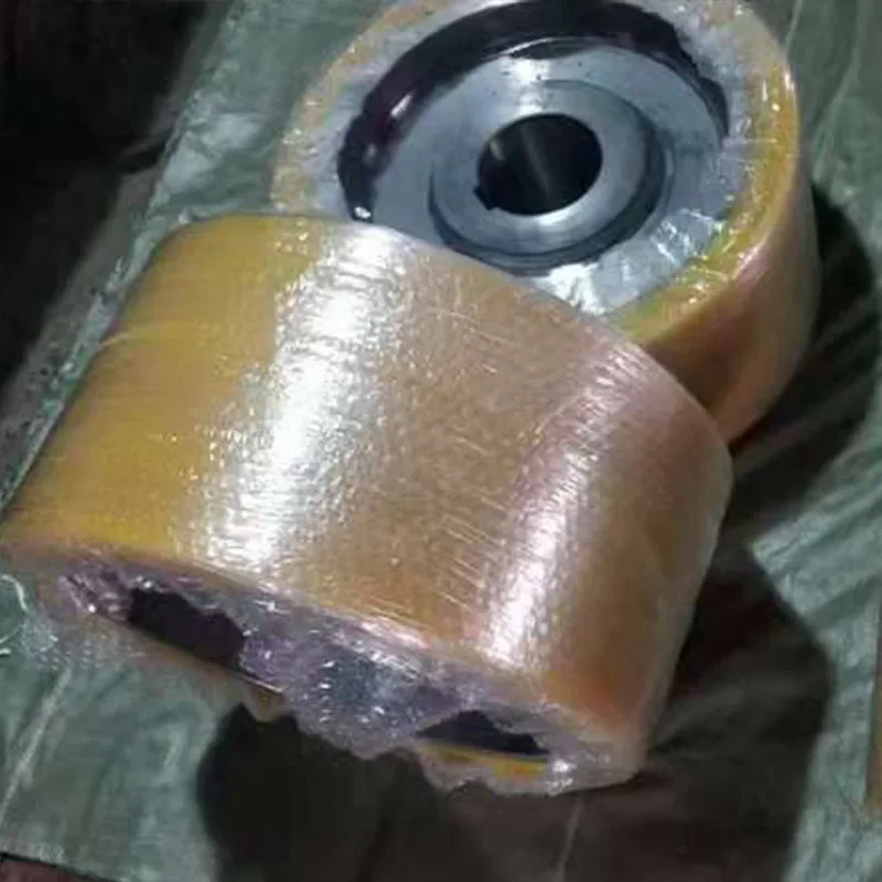 PU polyurethane wheel, rubber bearing