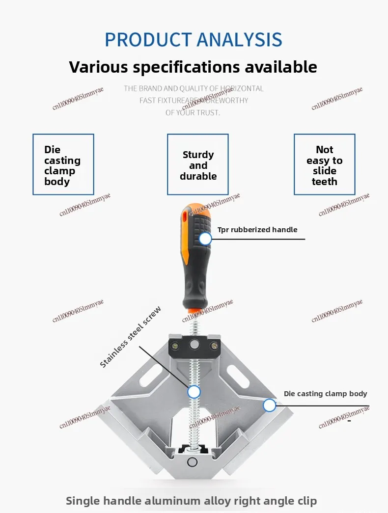 

Stainless steel welding 90 degree right angle holder auxiliary artifact