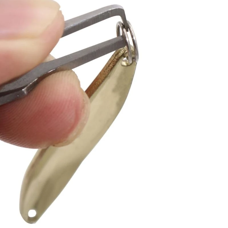 

2Pcs Fishing Line Tweezers Double Rings Opening Multifunction Fishing Tackle