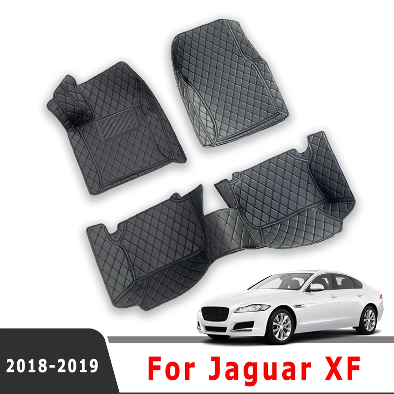 

Автомобильные коврики для Jaguar XF 2019 2018, ковры на заказ, автостайлинг, подушечки для ног, аксессуары, внутренние чехлы, сменные водонепроницаемые
