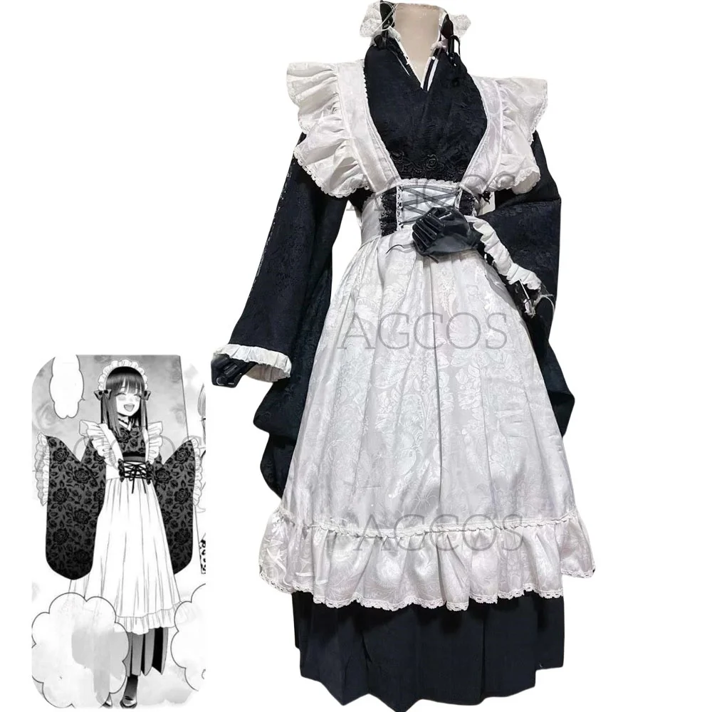 

AGCOS Customized Kitagawa Marin Cosplay Anime My Dress-Up Darling Kitagawa Marin Maid Dress Kimono Cosplay Costumes
