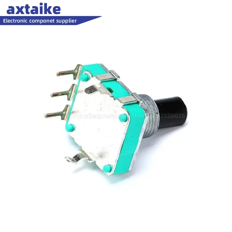 5PCS EC16 E16 audio encoder 360 ° rotary digital encoder Half moon handle Tripod handle length 15MM