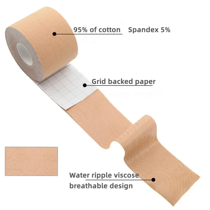 Kinesiology Tape Kinesio Tape Grip Tape Athletic Recovery Elastic Kneepad Muscle Pain Relief Knee Pads Support Bandage Fitness