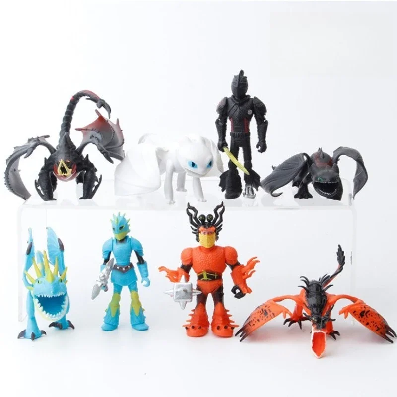 

Anime How To Train Your Dragons Figure Model Ornaments Desktop Collection Decor Supplies Cartoon Trendy Toys Decorative Figurine