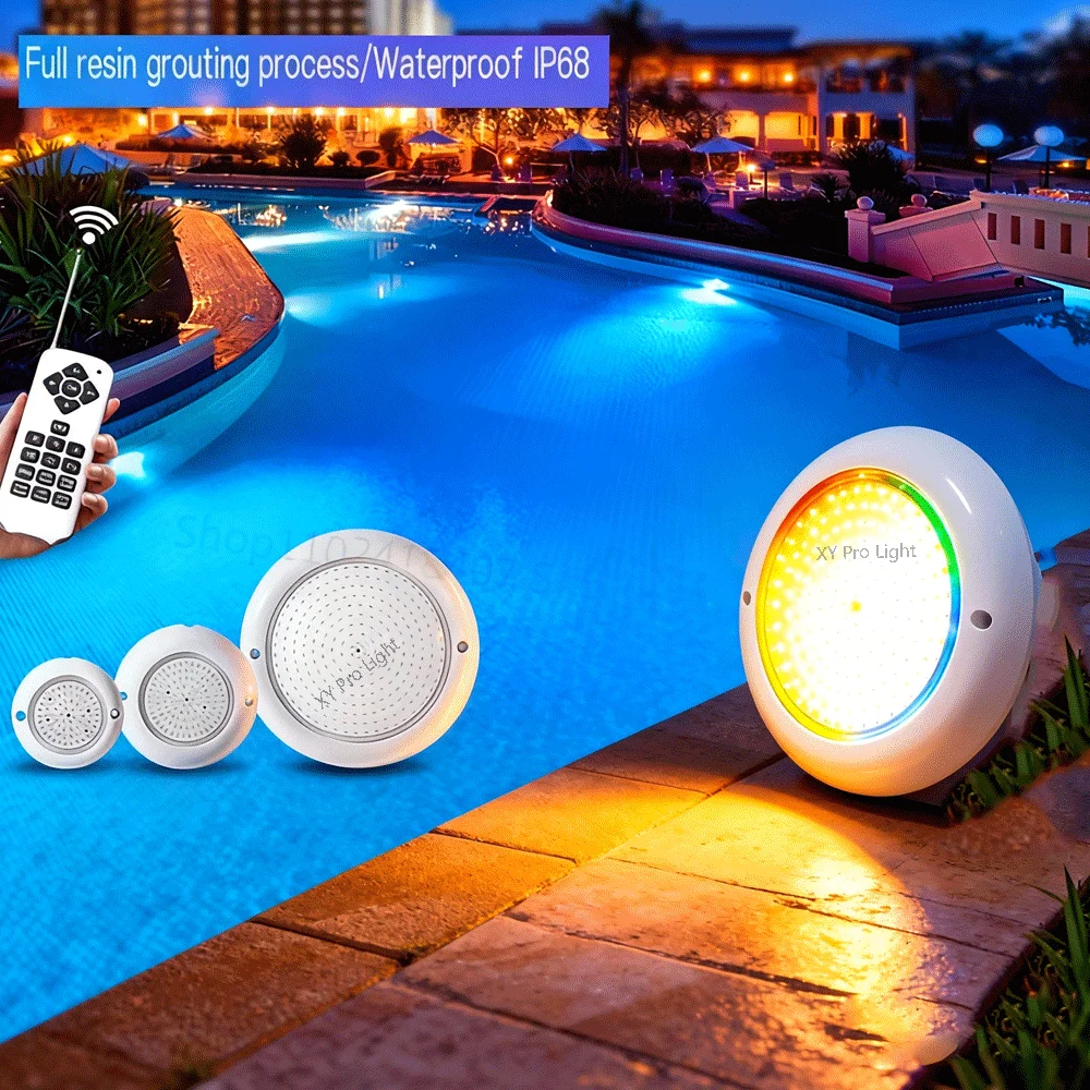 

DC12V 25W 12W RGB светодиодный подводный светильник для бассейна 18W 35W водонепроницаемый уличный прожектор для плавания бассейн пруд фонтан ландшафтное освещение