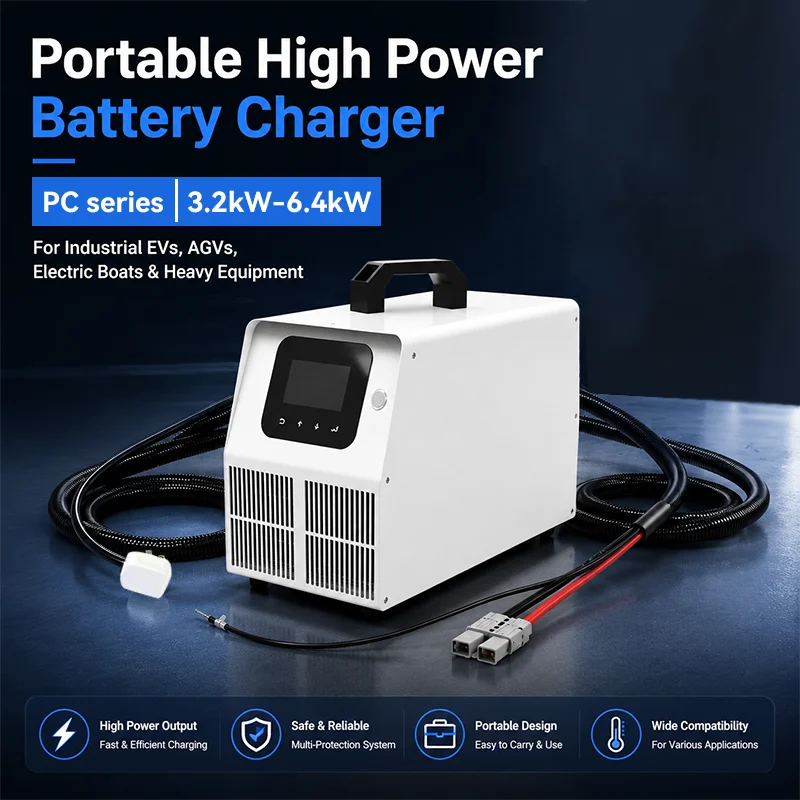 6KW High Frequency Wall Charger 24V 200A Single Phase for Forklift Battery Charging Efficient Power Supply Solution