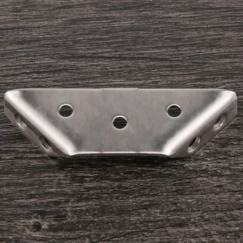 4 pieces of stainless steel multifunctional corner code right angle fixing bracket, furniture hardware accessories