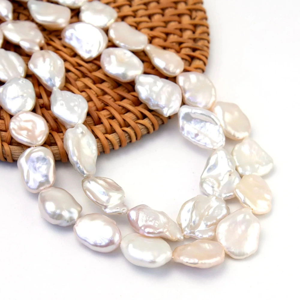 

11x15mm Baroque Irregular Shape Natural Freshwater Pearl Loose Spacer Bead for Jewelry Making DIY Necklace Bracelet Earrings