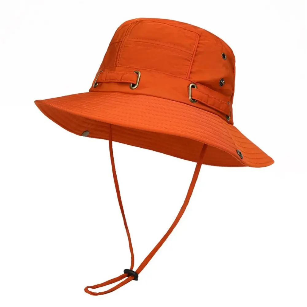 

Leisure Wide Brim Large Brim Fisherman Hat Sunscreen Double-sided Sunscreen Bucket Cap UV Protection Fashion Fishing Hat Travel
