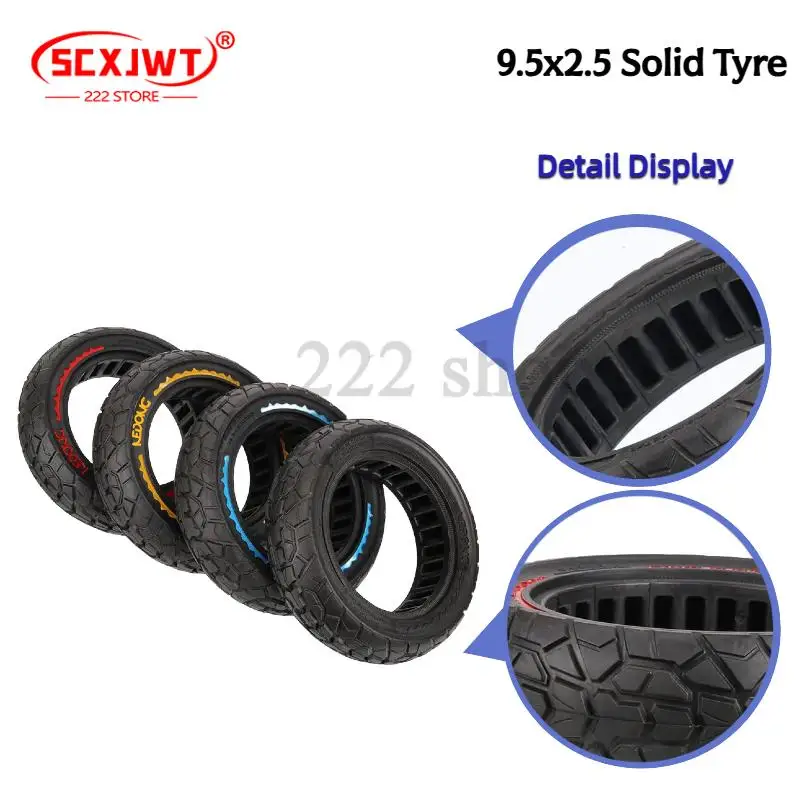 9.5x2.5 Honeycomb Tire Suitable for KQI3 Electric Scooter 9.5x2.5 Solid Tire Off road