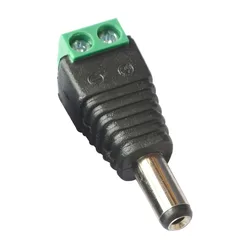 1PCS 5.5×2.1 Male Female DC Charging Connector 5.5*2.1mm Power Jack Adapter Plug For LED Strip Light Router Camera Home Applican