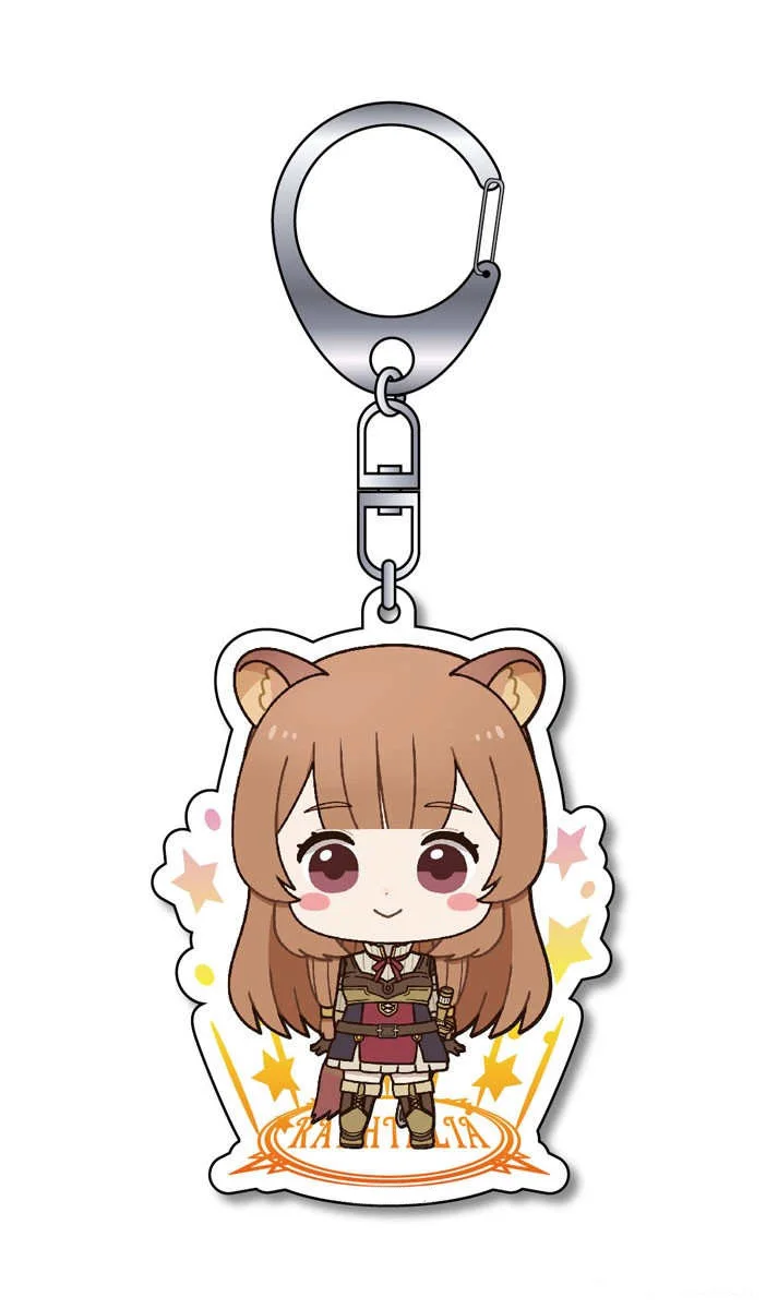 Anime Peripheral Store Shield or Hero Raphtalia Naofumi Iwatani Liscia  Acrylic HD Figure keychain Pendant Decor Gifts About 6cm