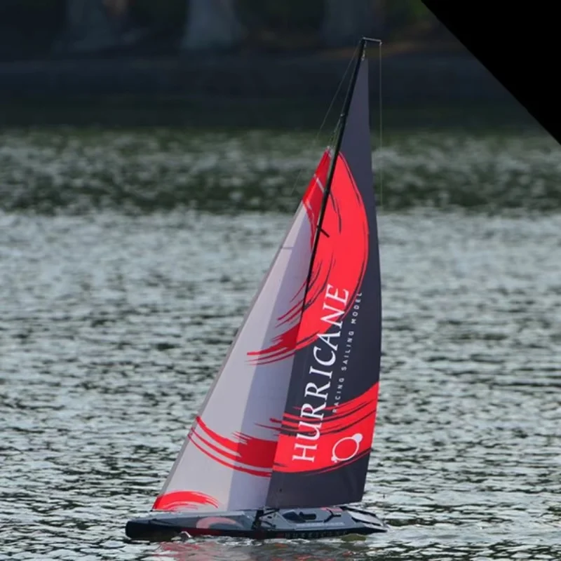 Velero teledirigido de doble canal para niño, velero eléctrico Rc de alta velocidad competitivo, modelo de velero súper grande, juguete para regalo, novedad de 2024