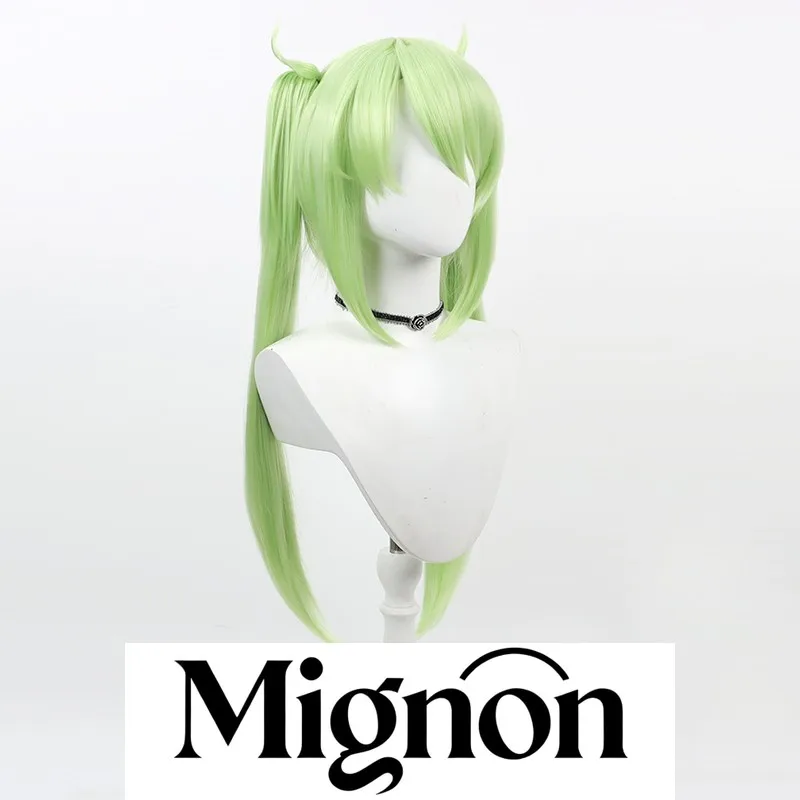 Blue Archive Hyland Railway Twins cosplay wig green twin style Halloween gift