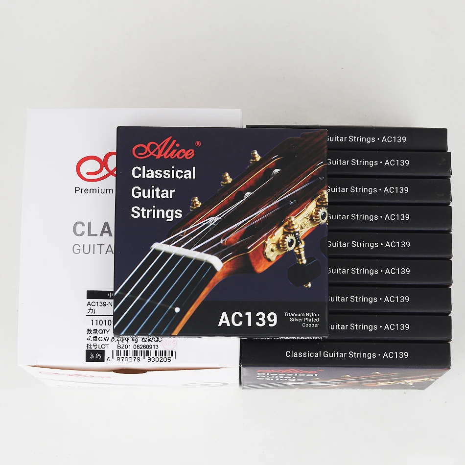 10-sets-ac139-titanium-nylon-plain-string-silver-plated-copper-winding-classical-guitar-strings
