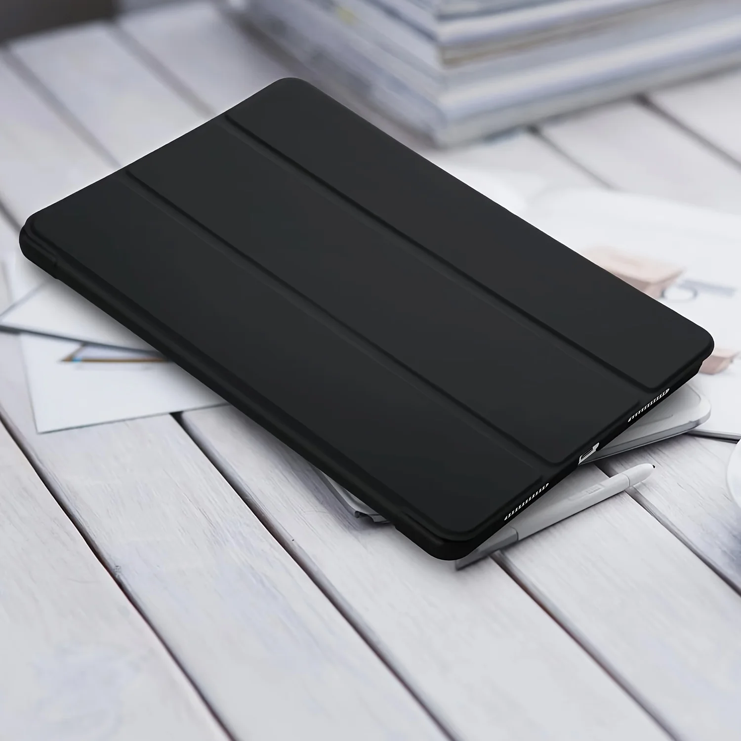 Для Lenovo Tab M11 TB330FU TB331FC Xiaoxin Pad 2024 11-дюймовый тройной складной чехол для смарт-планшета, чехол для Xiaoxin Pad 2024