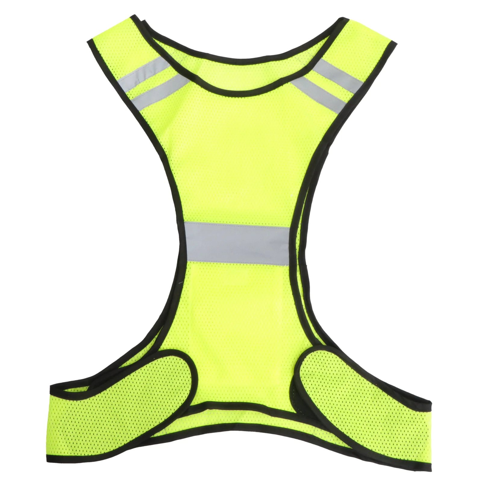 Night Running Vest Yellow Reflective Safety Fluorescent for Cycling Light Jacket