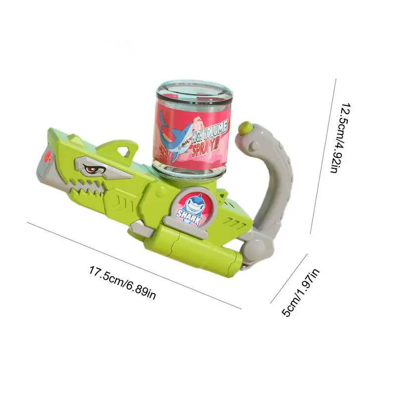 Shark Water Toy giocattoli estivi a forma di squalo con luce e suono giocattoli creativi portatili per giochi d'acqua per feste in piscina parchi giochi